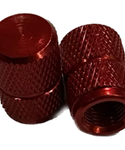 2 Bouchons De Valve BIKE PARTS Caps Shrader Rouge