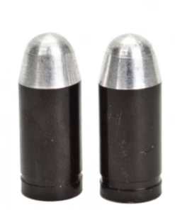 2 Bouchons De Valve TRIK TOPZ Balle Caps Shrader Noir