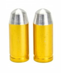 2 Bouchons De Valve TRIK TOPZ Balle Caps Shrader Or