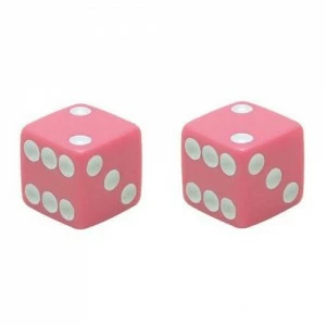 2 Bouchons De Valve TRIK TOPZ Dé Caps Shrader Rose 1 2 Bouchons De Valve TRIK TOPZ Dé Caps Shrader Rose