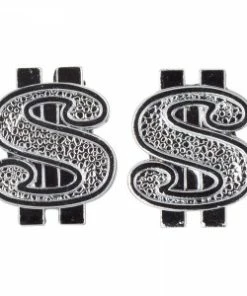 2 Bouchons De Valve TRIK TOPZ Dollar Caps Shrader Argent