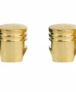 2 Bouchons De Valve TRIK TOPZ Piston Caps Shrader Or