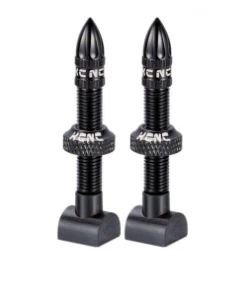 Kit De 2 Valves Tubeless KCNC Aluminium 50mm Noir